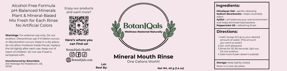Mineral Mouth Rinse